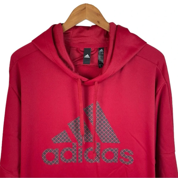 B18 Men’s Adidas Brand Performance Athletic Hoodie Pullover Sweatshirt 3XL - Picture 3 of 5